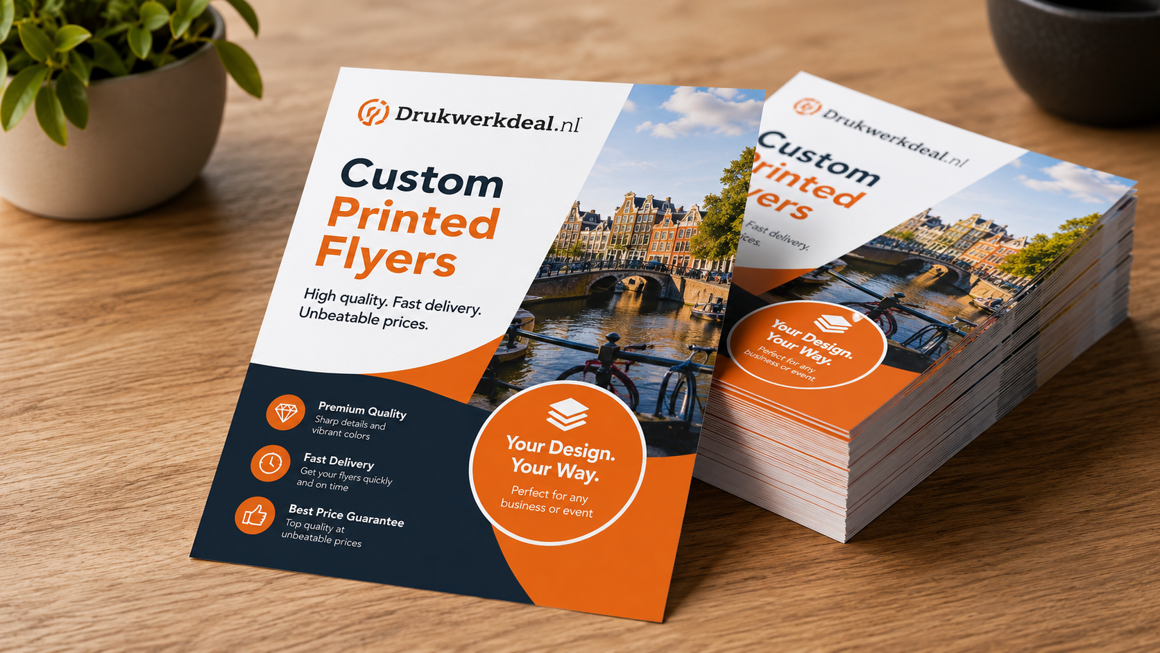 Drukwerkdeal Custom Printed Flyers: A Smart Way to Promote Your Business